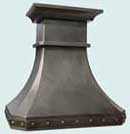 French Country Zinc Custom Range Hood